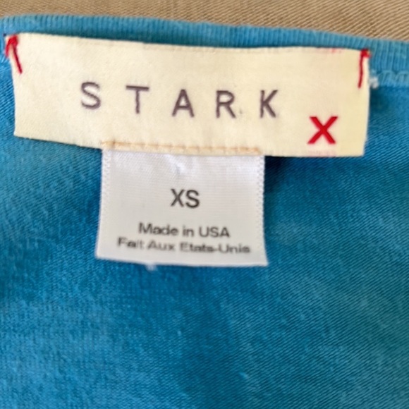 Anthropologie Stark X Riverway Tie Dye Linen Gauze & Knit Oversized Tunic Top XS - Picture 9 of 11